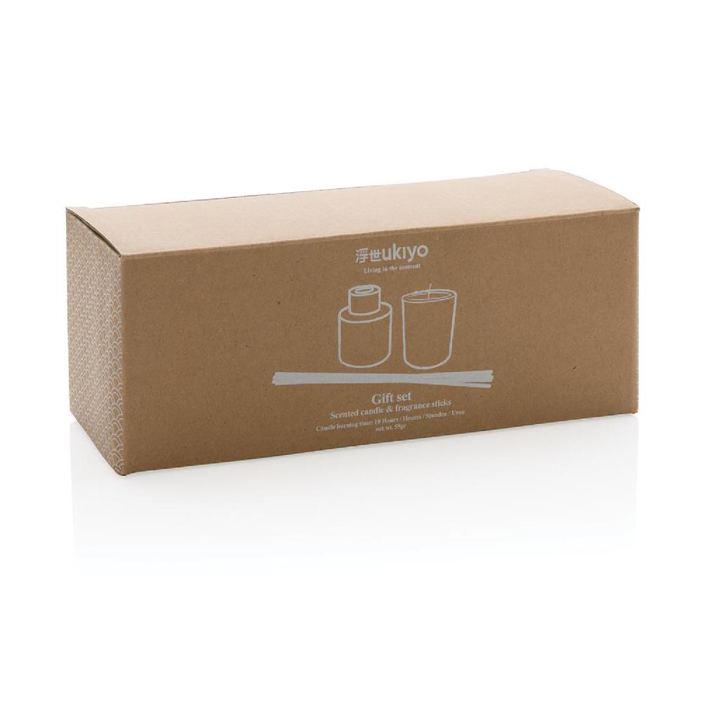 Набор из ароматического диффузора и свечи Ukiyo