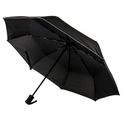 Зонт LONDON складной, автомат, темно-серый, D=100 см, 100% полиэстер