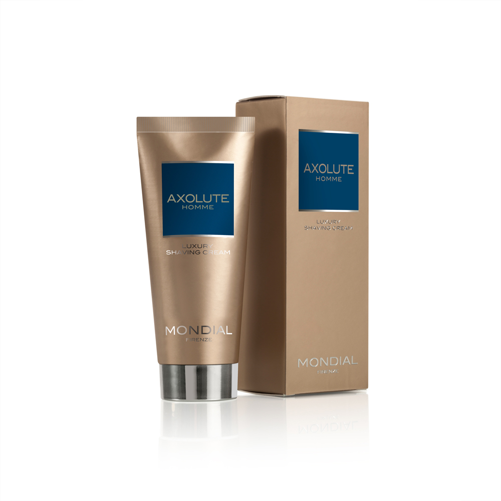 Крем для бритья в тубе MONDIAL AXOLUTE HOMME LUXURY SHAVING CREAM SOFT, 100 мл