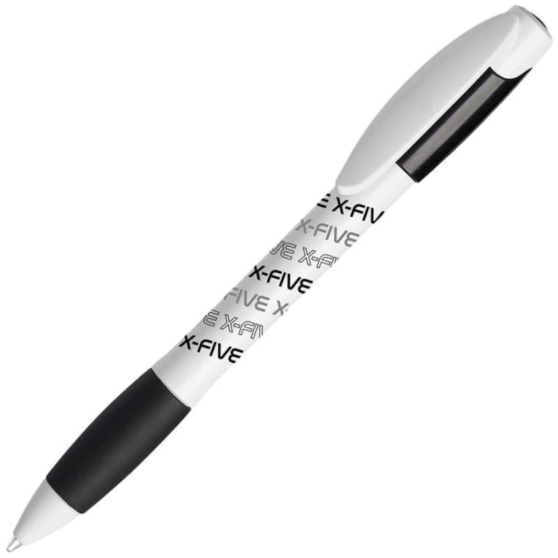 X-5, ручка шариковая, желтый/белый, пластик