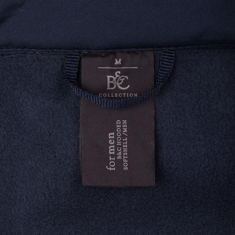 Куртка мужская Hooded Softshell темно-синяя