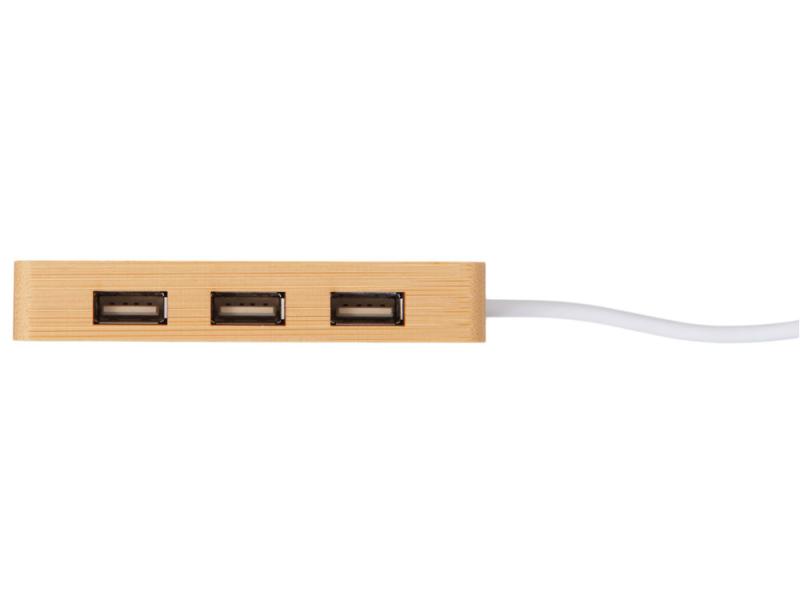 USB хаб с подсветкой лого Reedia S5, 3*USB, 1*Type C