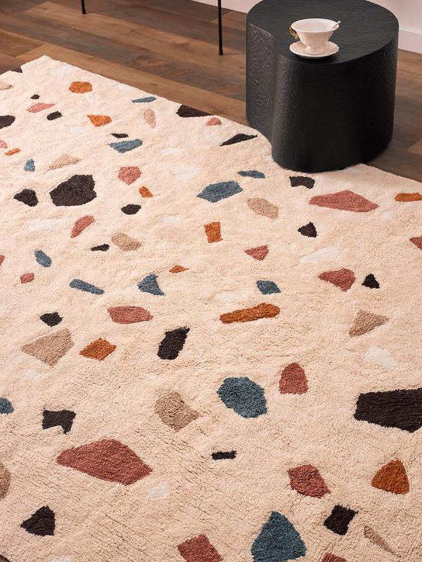 Ковер из хлопка terrazzo poetry из коллекции ethnic, 160х230 см