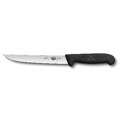 Нож разделочный VICTORINOX Fibrox с прямым узким лезвием 18 см