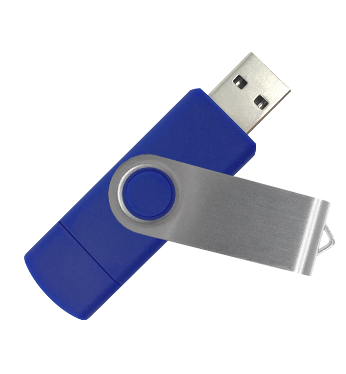 Флеш накопитель USB 2.0 Twister Smart 16GB, пластик Софт Тачметалл