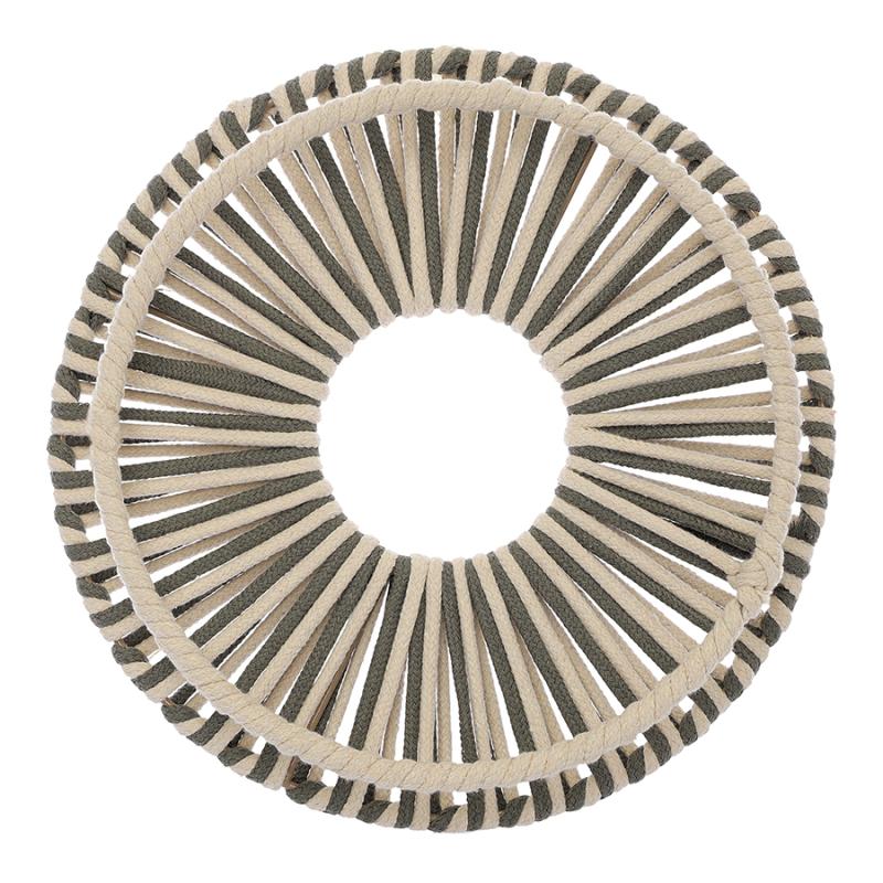 Корзина плетеная dholak grey из коллекции ethnic, размер m