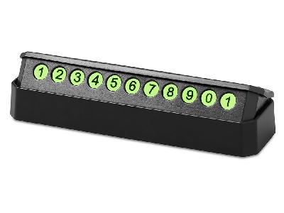 Парковочная визитка Tempark v.2 с люминесцентной подсветкой