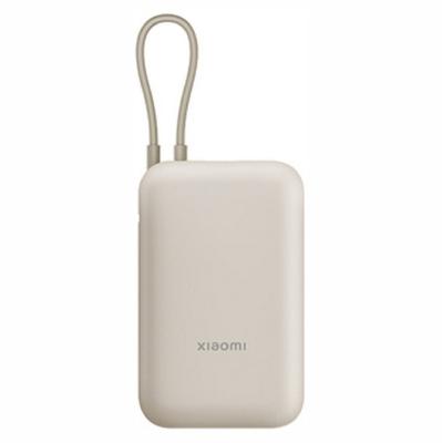 ПЗУ со встроенным кабелем Xiaomi Power Bank 10000, бежевый