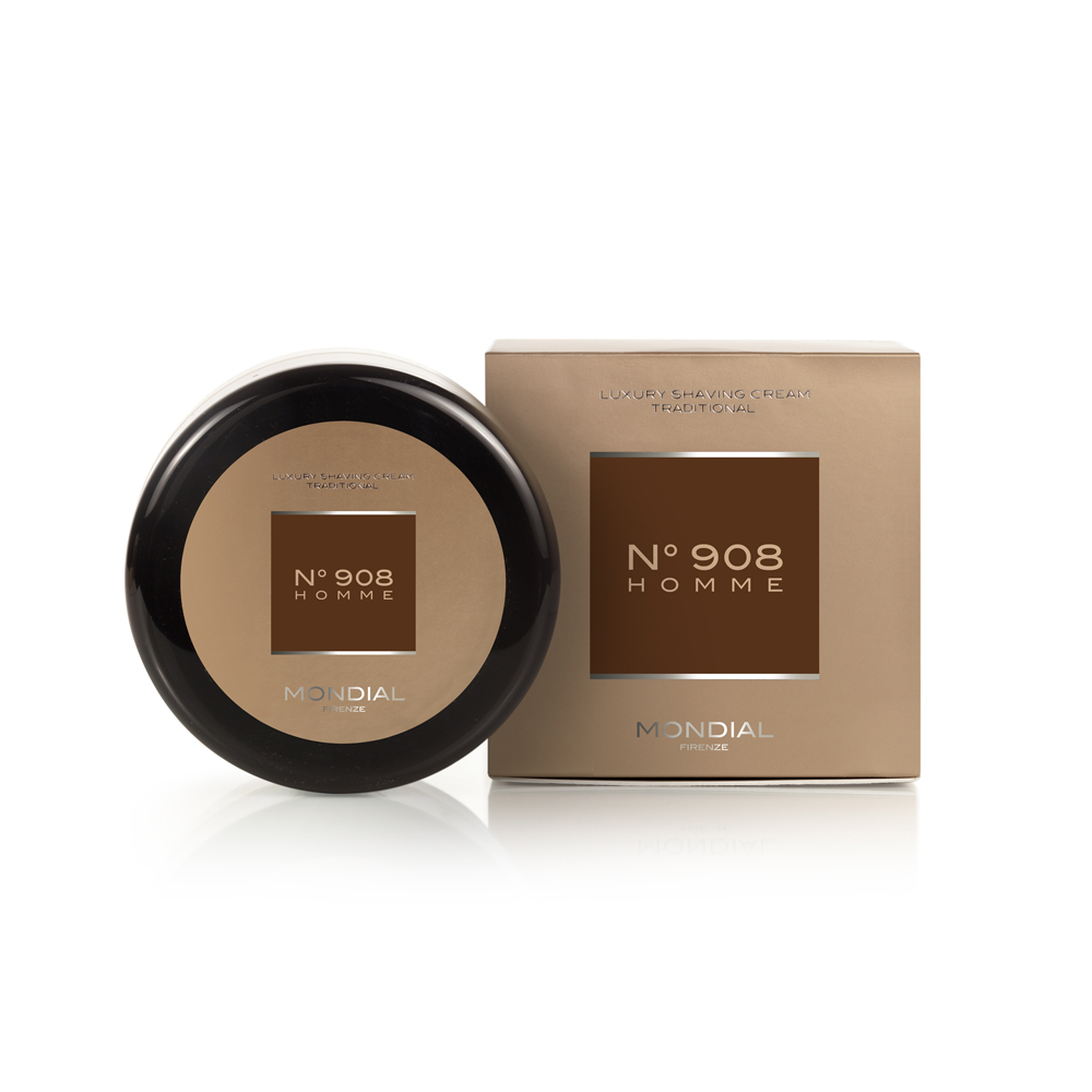 Крем для бритья в пластиковой чаше MONDIAL №908 HOMME LUXURY SHAVING CREAM TRADITIONAL, 150 мл