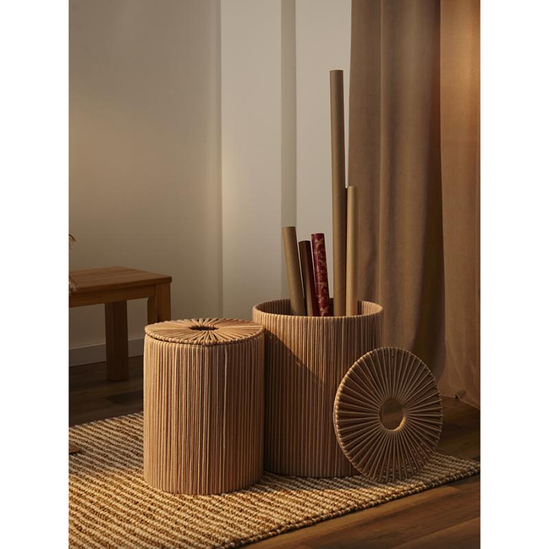 Корзина плетеная dholak beige из коллекции ethnic, размер m
