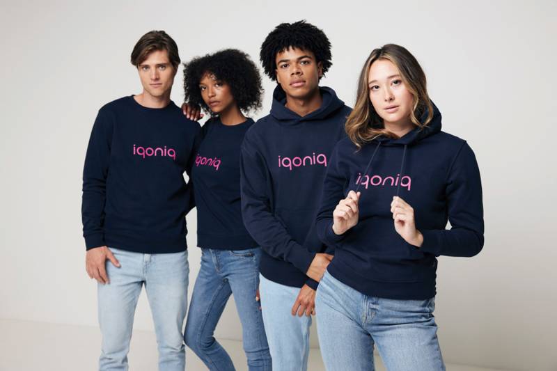 Худи Iqoniq Jasper из переработанного хлопка, унисекс, 340 г/м²