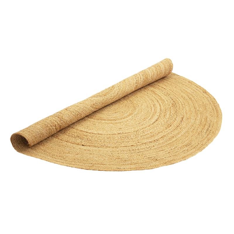 Ковер из джута круглый баз из коллекции ethnic, 150см