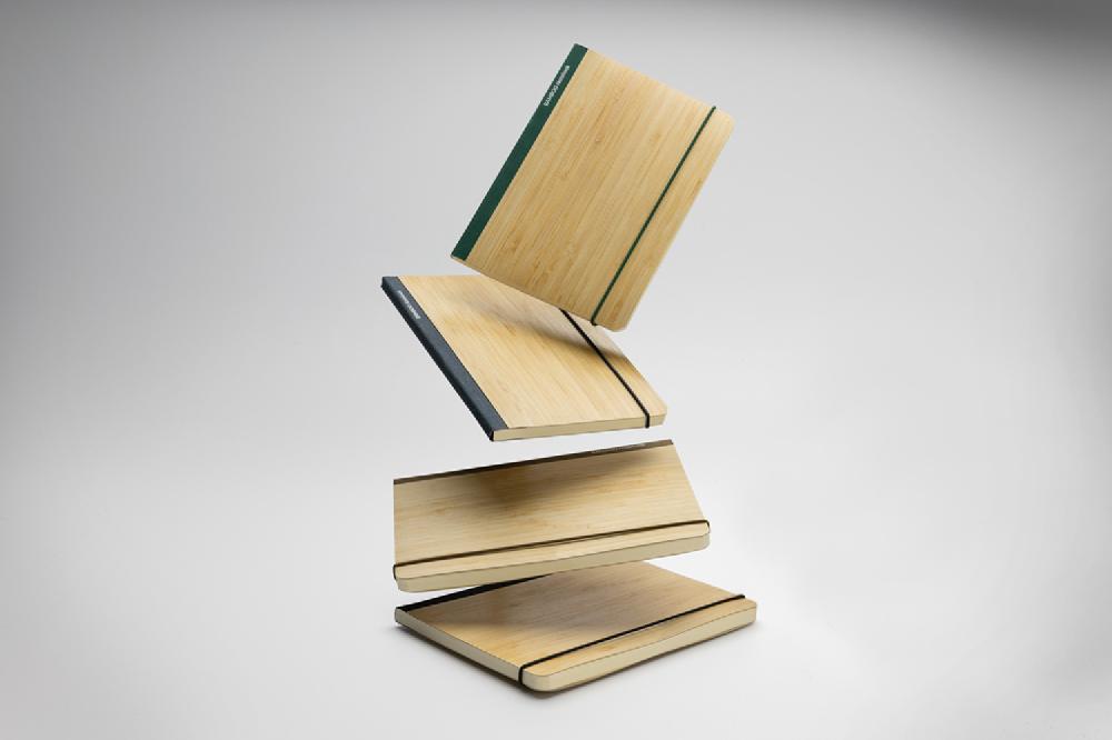 Блокнот Scribe с обложкой из бамбука, А5, 80 г/м²