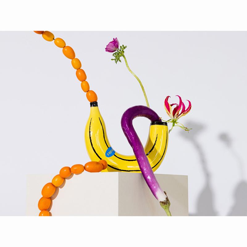 Ваза для цветов banana, 19 см