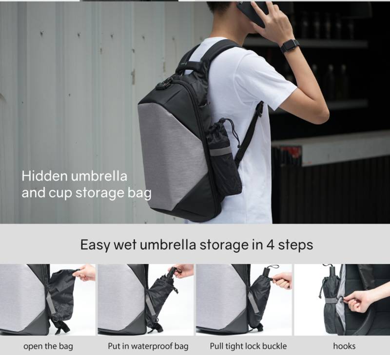 Рюкзак KORIN ClickPack 46х34х16 см, черный