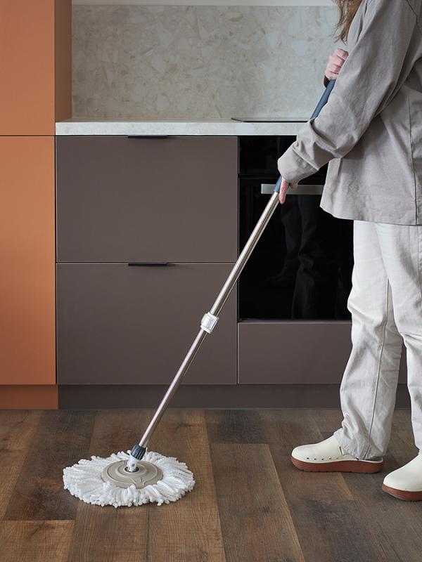 Швабра с ведром и центрифугой cleanup, 7 л.