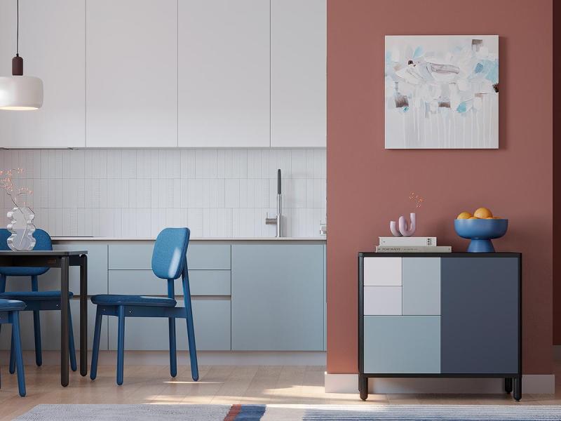 Блюдо на ножке vivlend, D25,5 см, сумерки