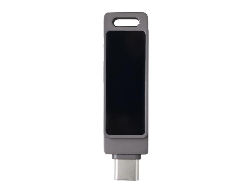 USB3.0/ Type-C флешка 2в1 на 64 ГБ Спинлайт с подсветкой
