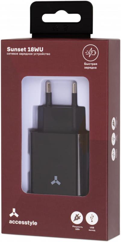 Адаптер сетевой ACCESSTYLE SUNSET 18WU, белый