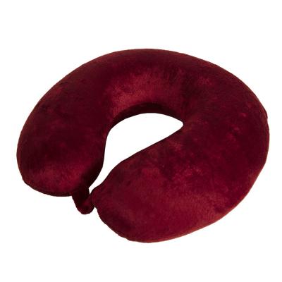 Подушка дорожная  "SOFT", memory foam, микрофибра,серый