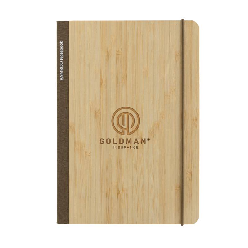 Блокнот Scribe с обложкой из бамбука, А5, 80 г/м²