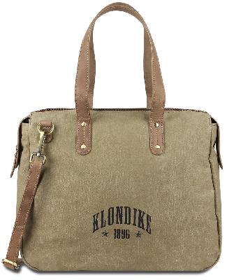 Сумка KLONDIKE DAWSON «Payton», хлопокнатуральная кожа в е , 35,5 x 31 x 11 см
