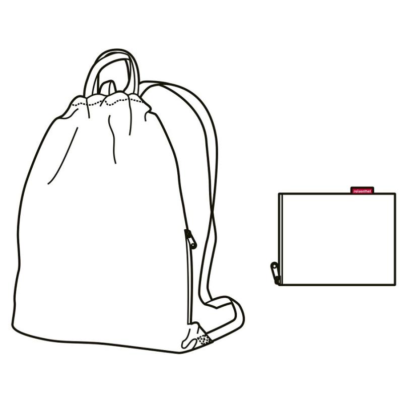 Рюкзак складной mini maxi sacpack mixed