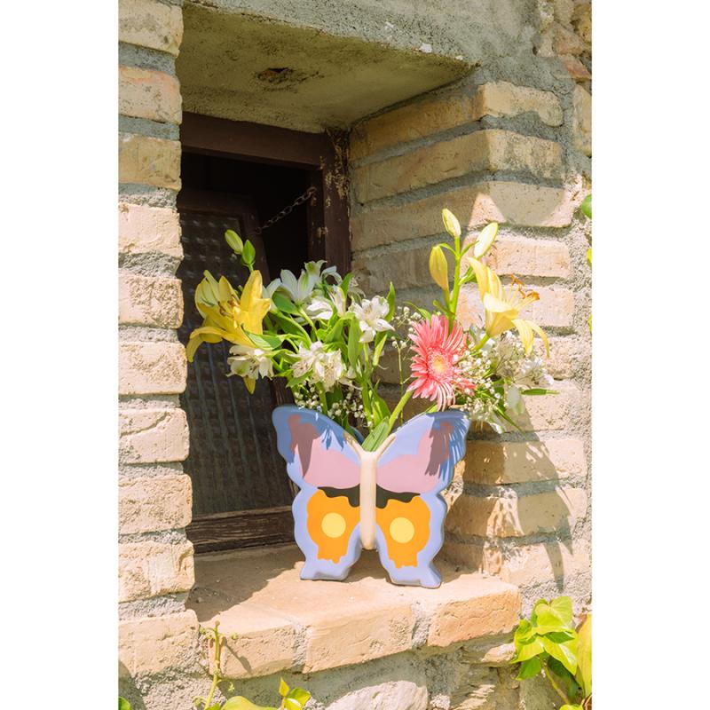 Ваза woodland, butterfly, 20 см