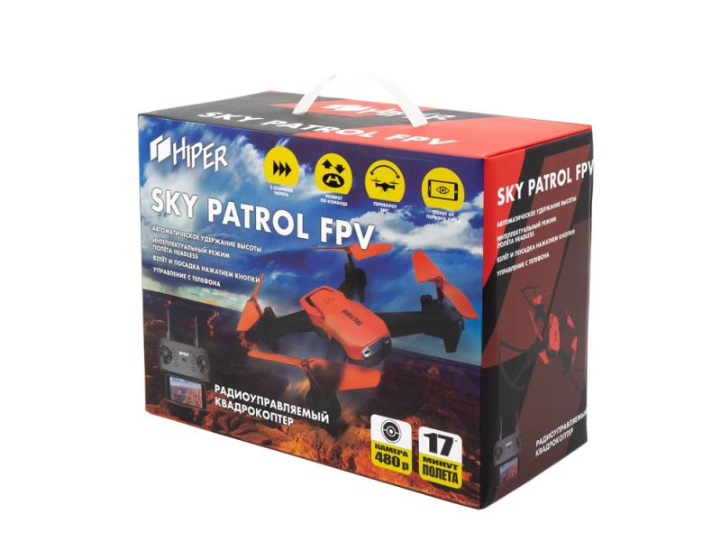 Радиоуправляемый квадрокоптер SKY PATROL FPV