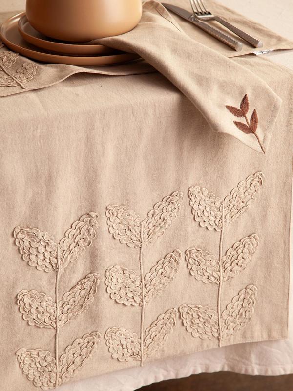 Дорожка на стол desert leaf из коллекции essential, 45х150 см