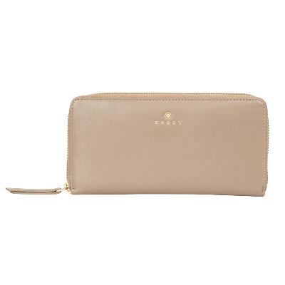 Кошелёк Cross Monaco Taupe, кожа наппа, гладкая, 19,5 x 10,2 x 2 см