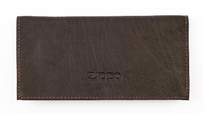 Кисет для табака ZIPPO, натуральная кожа, 15,5x1,5x8 см
