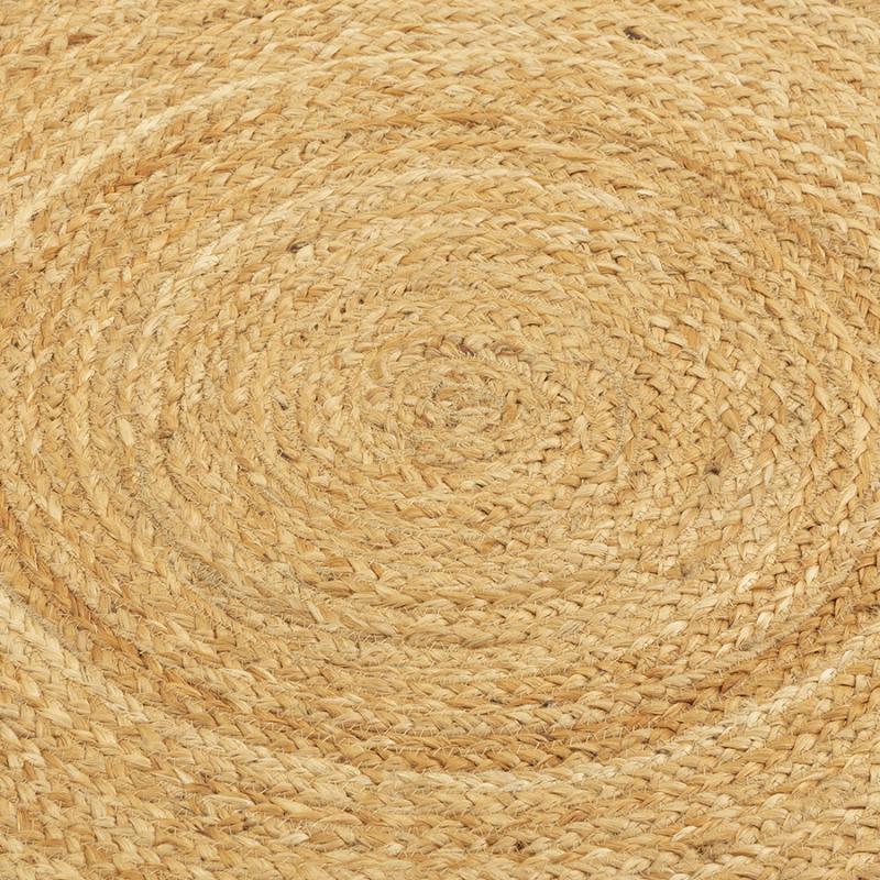 Ковер из джута круглый баз из коллекции ethnic, 150см