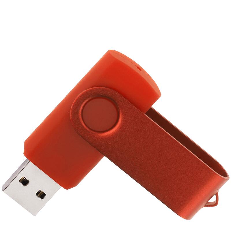 Флеш накопитель USB 2.0 Twister 64GB, пластик Софт Тачметалл