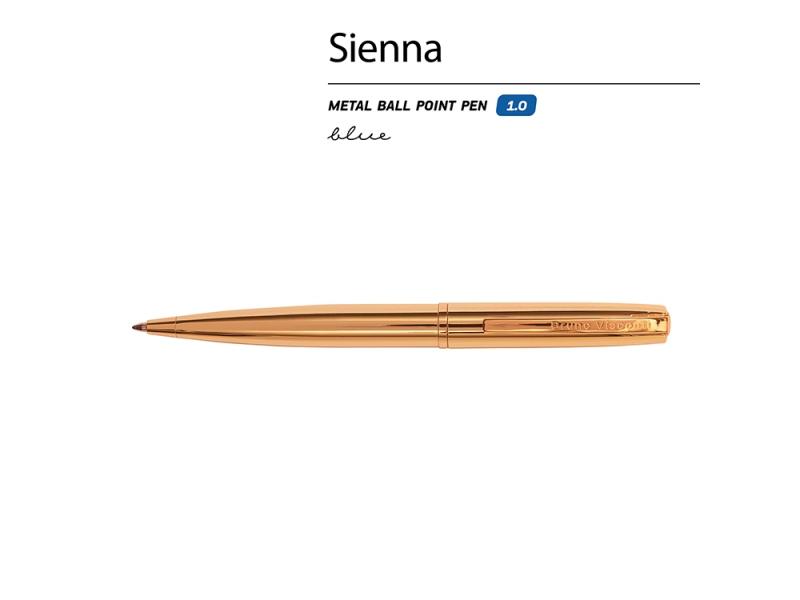 Ручка металлическая шариковая Sienna