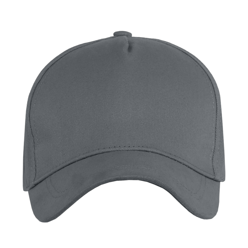 Бейсболка STAN 5 клиньев хлопок,260,12, Графит (101)