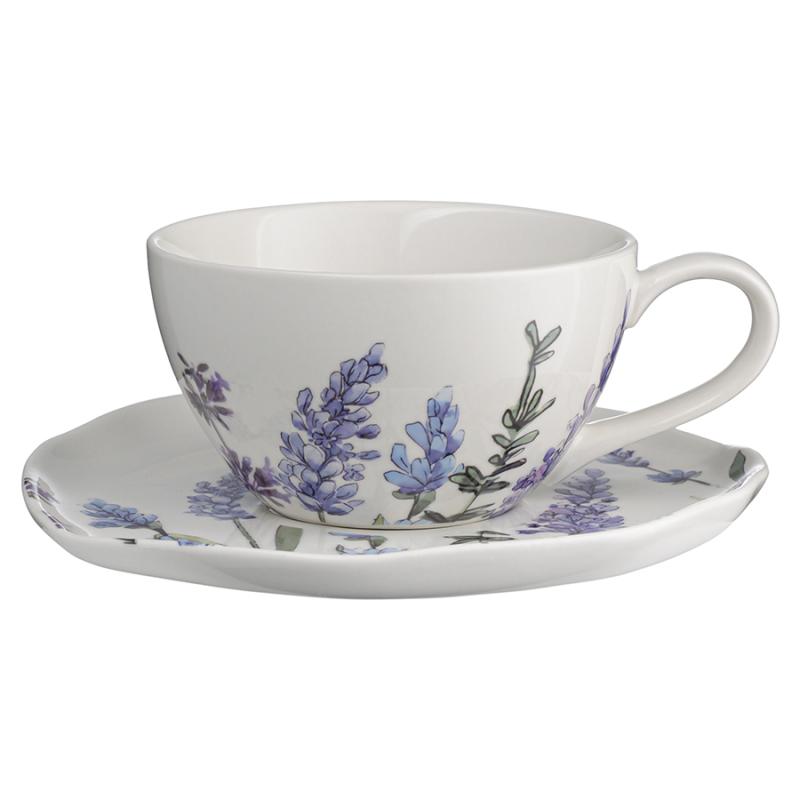 Набор чайных пар floral, 250 мл, 2 шт.