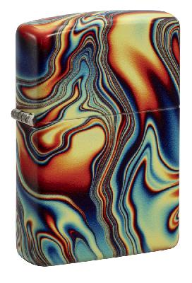 Зажигалка ZIPPO Swirl с покрытием Glow In The Dark Green, латунь, 38x13x57 мм