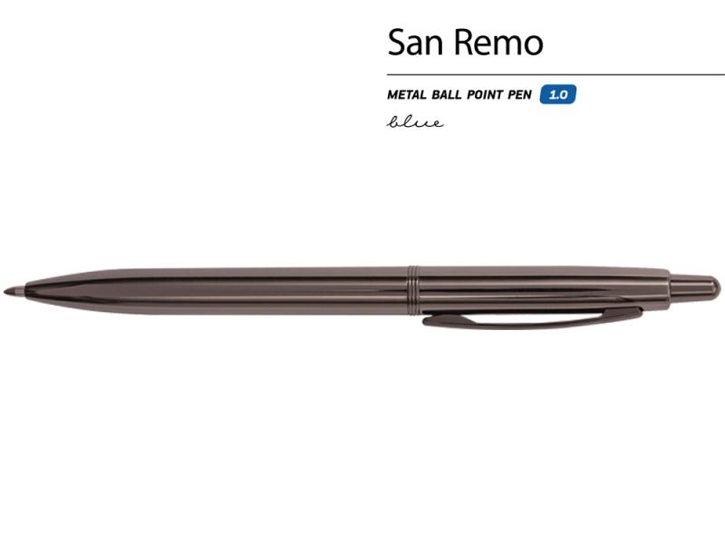 Ручка металлическая шариковая San Remo