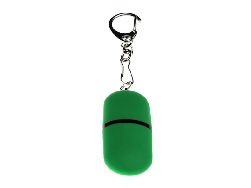 USB 2.0- флешка Goutte Soft-touch на 32 Гб каплевидной формы