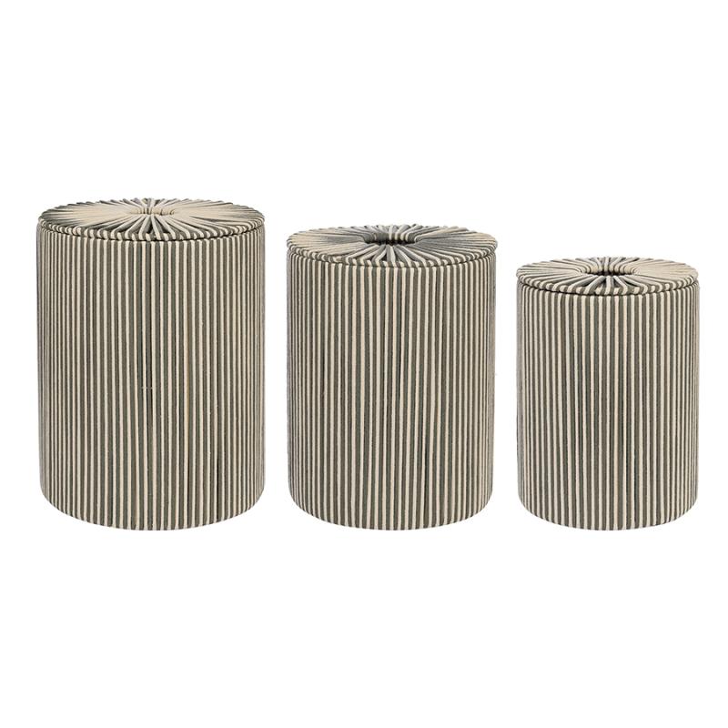 Корзина плетеная dholak grey из коллекции ethnic, размер m