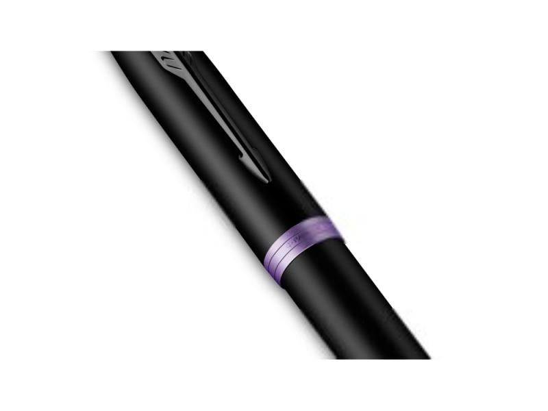 Ручка перьевая Parker IM Vibrant Rings Flame Amethyst Purple
