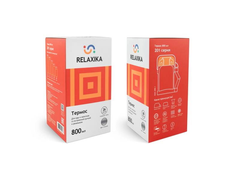 Термос Relaxika универсальный для еды и напитков 201