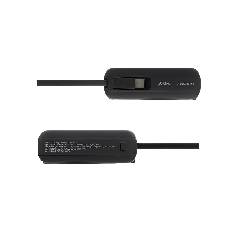 Внешний аккумулятор с подсветкой Риттер PD (Ritter PD) 10000mAh с функцией беспроводной зарядки 15W