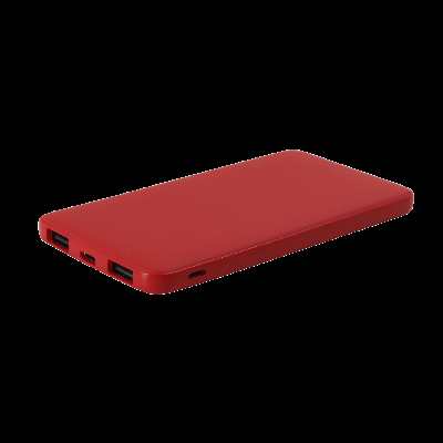 Внешний аккумулятор Bplanner Power 1 ST, софт-тач, 5000 mAh (Красный)