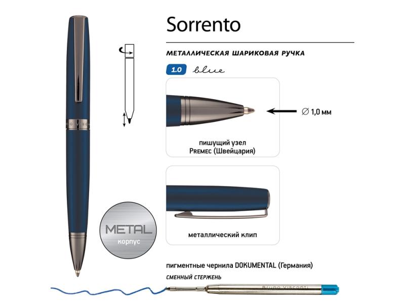 Ручка металлическая шариковая Sorento