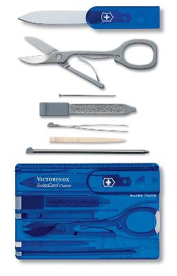 Швейцарская карточка VICTORINOX SwissCard Classic, 10 функций, полупрозрачная
