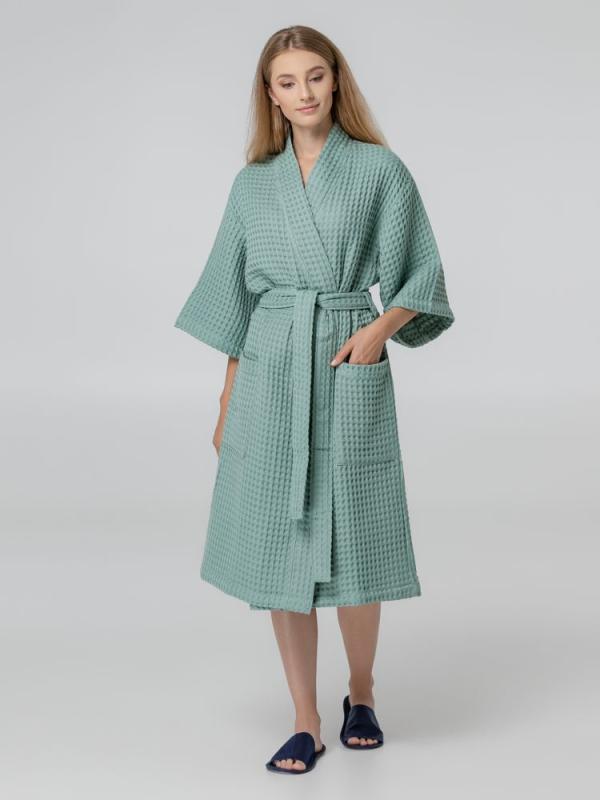 Халат вафельный женский Boho Kimono