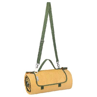 Плед для пикника и отдыха на пляже smart picnic, горчичный