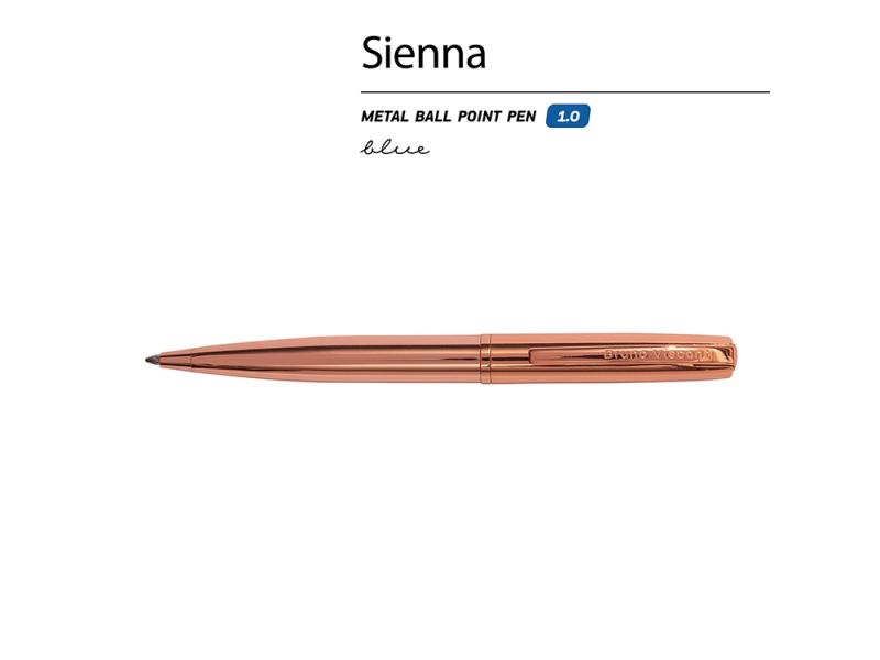 Ручка металлическая шариковая Sienna